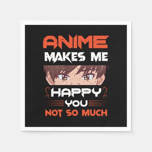 Anime maakt me blij dat je niet zo veel servet (Voorkant)