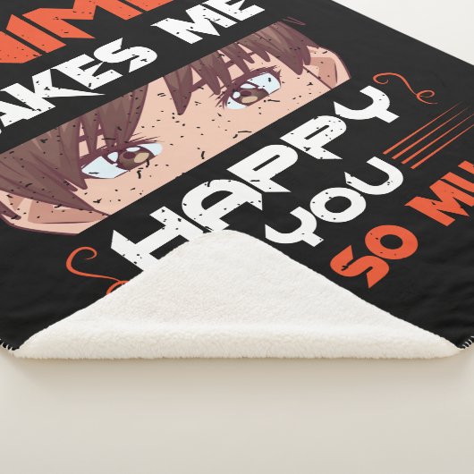 Anime maakt me blij dat je niet zo veel sherpa deken (3/4)