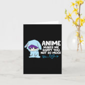 Anime maakt me blij je kaart (Gele Bloem)