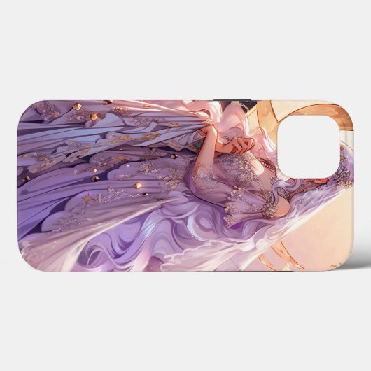 Anime Maan Prinses Fantasy Kunst Case-Mate iPhone Case (Achterkant (horizontaal))