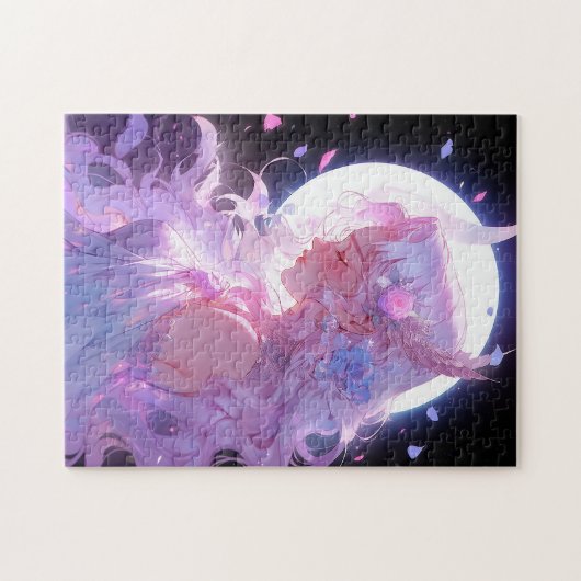 Anime Maan Prinses Fantasy Kunst Legpuzzel (Horizontaal)