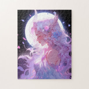 Anime Maan Prinses Fantasy Kunst Legpuzzel