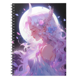 Anime Maan Prinses Fantasy Kunst Notitieboek