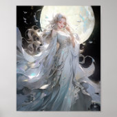 Anime Maan Prinses Fantasy Kunst Poster (Voorkant)