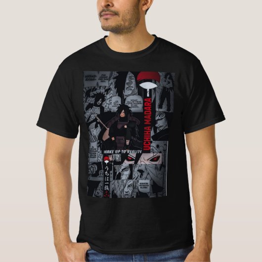Anime: Madara Uchiha Legacy T-shirt (Voorkant)