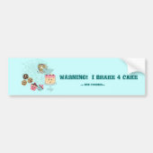 Anime Magic Wand CupCakes and Cookies Bumpersticker (Voorkant)