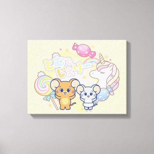Anime Magical Candyland beroemd gemaakt door Jerry Canvas Afdruk (Voorkant)