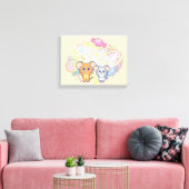 Anime Magical Candyland beroemd gemaakt door Jerry Canvas Afdruk (Insitu (Woonkamer))