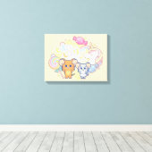 Anime Magical Candyland beroemd gemaakt door Jerry Canvas Afdruk (Insitu (Houten vloer))