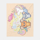 Anime Magical Candyland beroemd gemaakt door Jerry Fleece Deken (Voorkant)