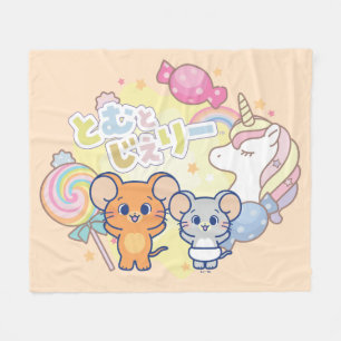 Anime Magical Candyland beroemd gemaakt door Jerry Fleece Deken