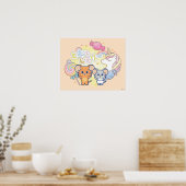 Anime Magical Candyland beroemd gemaakt door Jerry Poster (Keuken)