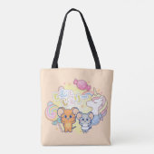 Anime Magical Candyland beroemd gemaakt door Jerry Tote Bag (Achterkant)