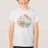 Anime Magical Candyland beroemd gemaakt door Jerry Tri-Blend Shirt (Voorkant)