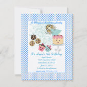 Anime Magical Days Invitation Birthday Party Kaart (Voorkant)