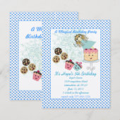 Anime Magical Days Invitation Birthday Party Kaart (Voorkant / Achterkant)