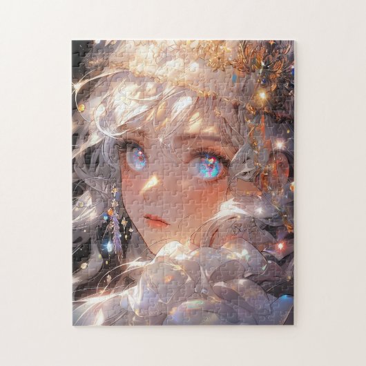 Anime Magisch Meisje Fantasy Kunst Legpuzzel (Verticaal)