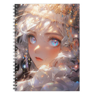 Anime Magisch Meisje Fantasy Kunst Notitieboek