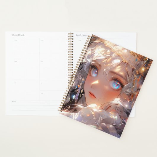 Anime Magisch Meisje Fantasy Kunst Planner (Display)