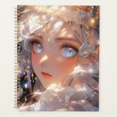Anime Magisch Meisje Fantasy Kunst Planner (Voorkant)