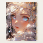 Anime Magisch Meisje Fantasy Kunst Planner (Achterkant)