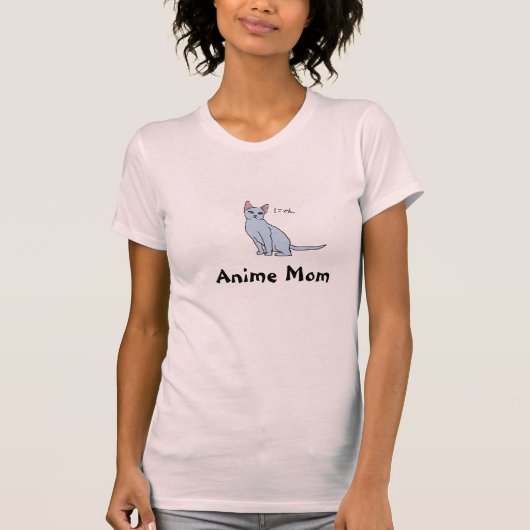Anime Mam Design T-shirt (Voorkant)
