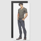 Anime Man Handsome Zaddy (Voorkant / Achterkant)