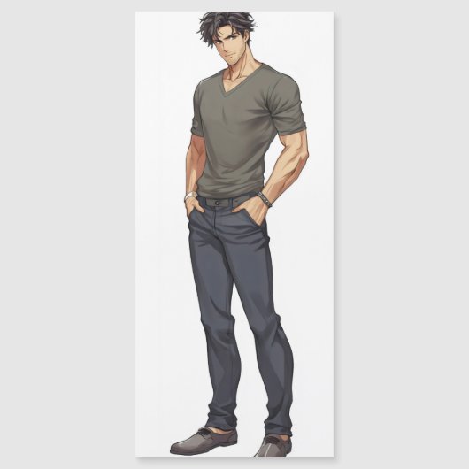 Anime Man Handsome Zaddy (Voorkant)