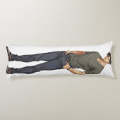 Anime Man Handsome Zaddy Lichaamskussen (Achterkant)