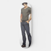 Anime Man Handsome Zaddy Persoonlijk Skateboard (Voorkant)