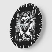Anime Maneki Neko Lucky Cat, Succes Geld Grote Klok (Hoek)