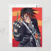 Anime Manga Artist Briefkaart (Voorkant / Achterkant)