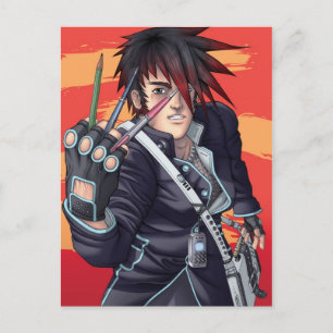 Anime Manga Artist Briefkaart