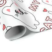 Anime Manga Chibi Japan Stil Katze Babykatze Cadeaupapier (Rol Hoek)