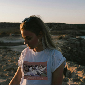 Anime Manga Comic Castle in de lucht T-shirt