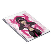 Anime Manga Computer Futuristic Hacker Cyberpunk Notitieboek (Rechterzijde)