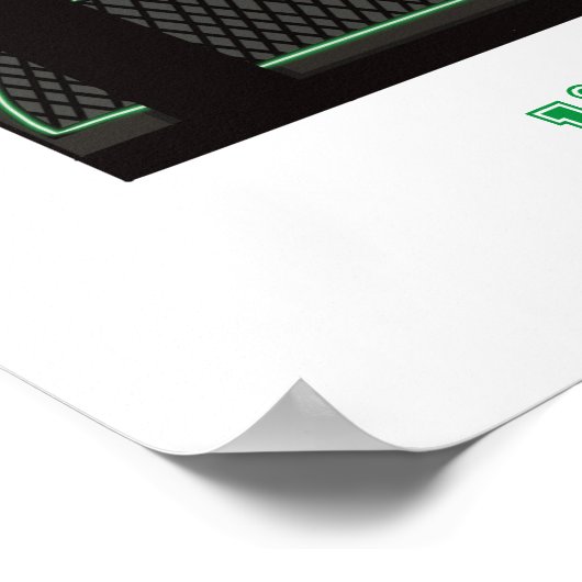 Anime Manga Computer PC Gamer Boy Poster (Hoek)