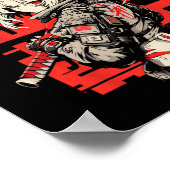 Anime Manga Cyberpunk Esthetische Techwear Harajuk Poster (Hoek)