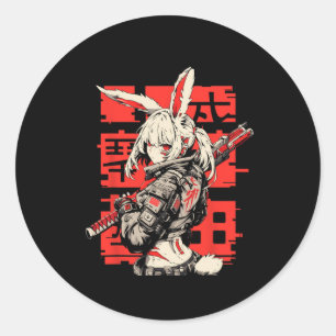 Anime Manga Cyberpunk Esthetische Techwear Harajuk Ronde Sticker