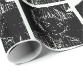 anime manga dagelijks zwart project cadeaupapier (Rol Hoek)