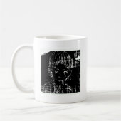 anime manga dagelijks zwart project koffiemok (Links)