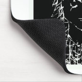 anime manga dagelijks zwart project muismat (Hoek)