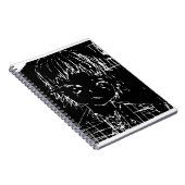 anime manga dagelijks zwart project notitieboek (Rechterzijde)