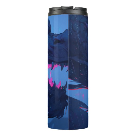 Anime Manga Dragon Sci-Fi Geïnspireerd Tumbler Thermosbeker (Achterkant)