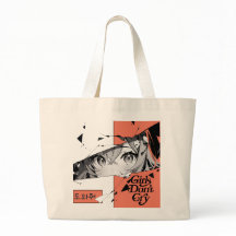 Anime Manga Girl Eyes Canvas tas
