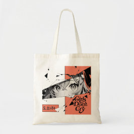 Anime Manga Girl Eyes Canvas tas