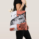 Anime Manga Girl Eyes Canvas tas (Dichtbij)