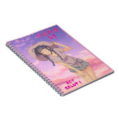 Anime manga girl notitieboek (Rechterzijde)