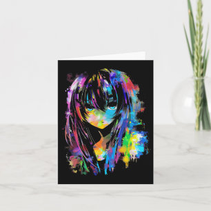 Anime Manga Grafische Kleurrijke Kunst Anime  Kaart