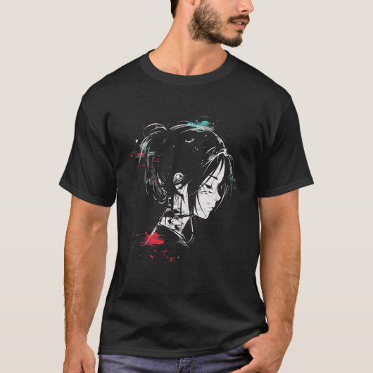 Anime Manga Graphic Art Anime T-shirt (Voorkant)